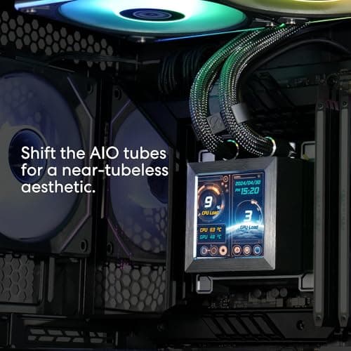 Lian Li HydroShift Water 360mm LCD RGB 79.9 CFM Black image