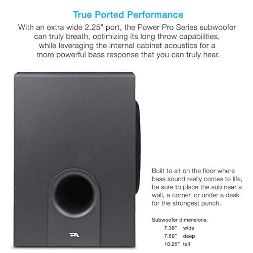 Cyber Acoustics CA-3602 2.1 Channel 30 W Speaker System image