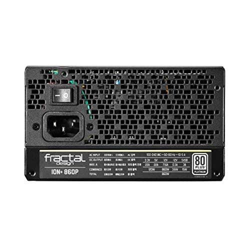 Fractal Design Ion+ 2 Platinum 860W 80 Plus Platinum Certified 860W Full Modular Compact ATX Power Supply image