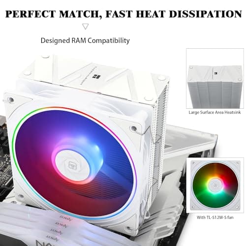 Thermalright Assassin Spirit 120 EVO Air 156mm ARGB White image