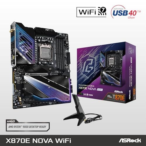 ASRock X870E Phantom Gaming Nova WiFi DDR5 ATX image