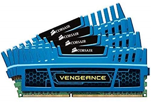 Corsair Vengeance Black / Blue DDR3-1600 CL9 16GB (4x4GB) image