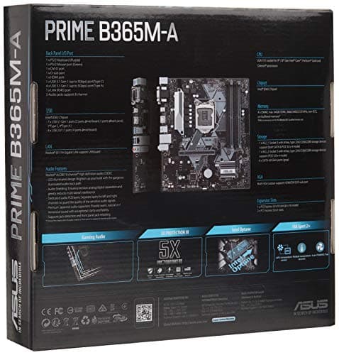 Asus B365 PRIME B365M-A LGA1151 DDR4 Micro ATX image