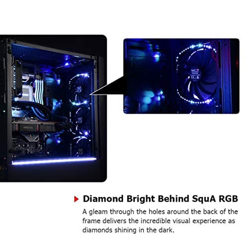 Enermax SquA 120mm Black RGB PWM 68.27 CFM 3-Pack image