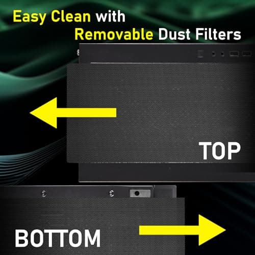 BitFenix FLOW ATX Mid Tower Black Tempered Glass Side Panel image