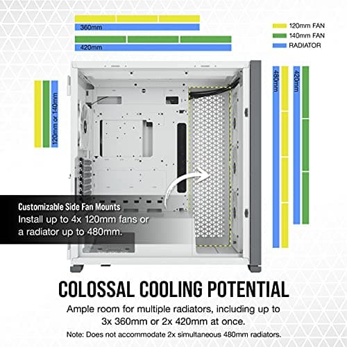 Corsair iCUE 7000X RGB ATX Full Tower White Tempered Glass image