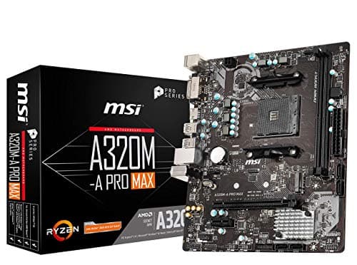 MSI A320 A320M-A PRO MAX AM4 DDR4 Micro ATX image