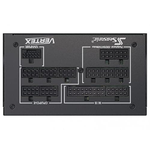 SeaSonic VERTEX GX-1200 Black / Silver 1200W Fully Modular 80+ Gold image
