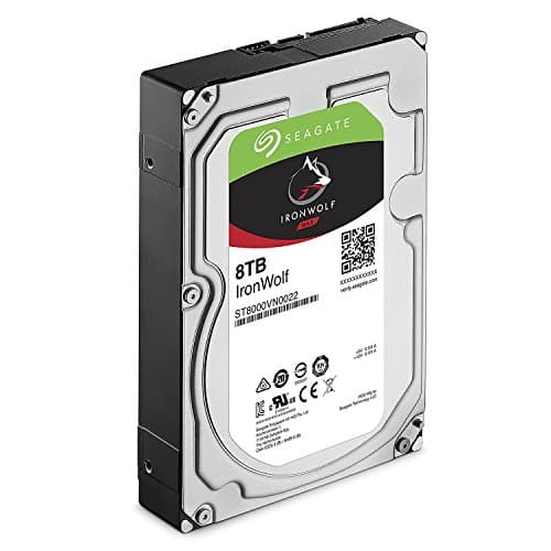 Seagate IronWolf 8TB NAS Internal Hard Drive HDD – 3.5 Inch SATA 6Gb/s 7200 RPM 256MB Cache for RAID Network Attached Storage image
