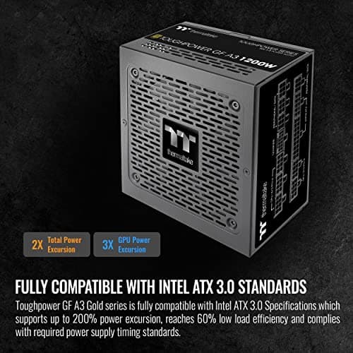 Thermaltake Toughpower GF A3 TT Premium Edition Black 1200W Fully Modular 80+ Gold image