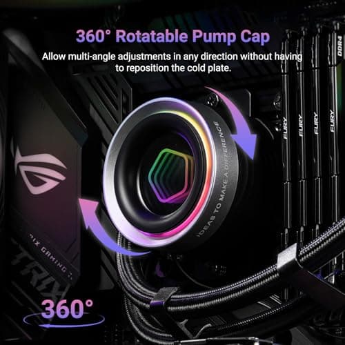 ID-COOLING FX360 Water 360mm INF 58 CFM Black image