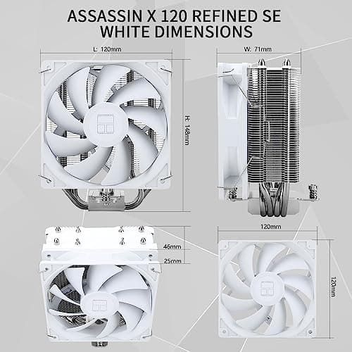 Thermalright Assassin X Refined SE Air 148mm White / Silver image