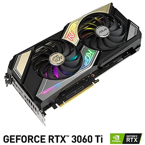 Asus GeForce RTX 3060 Ti LHR KO GAMING OC V2 8GB GDDR6 Silver / Black image