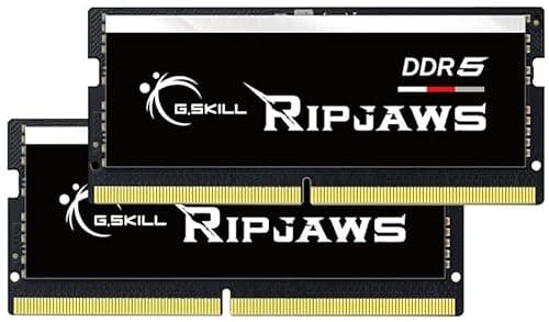 G.Skill Ripjaws Black / Silver DDR5-4800 SODIMM CL40 32GB (2x16GB) image