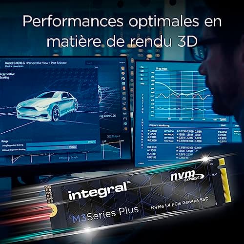 Integral M3 Series Plus 500GB SSD M.2-2280 PCIe 4.0 x4 NVMe image