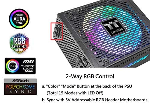 Thermaltake TOUGHPOWER PF1 ARGB 850W Fully Modular 80+ Platinum image