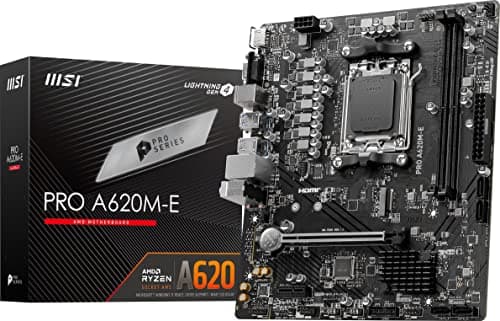 MSI PRO A620M-E AM5 DDR5 Micro ATX image