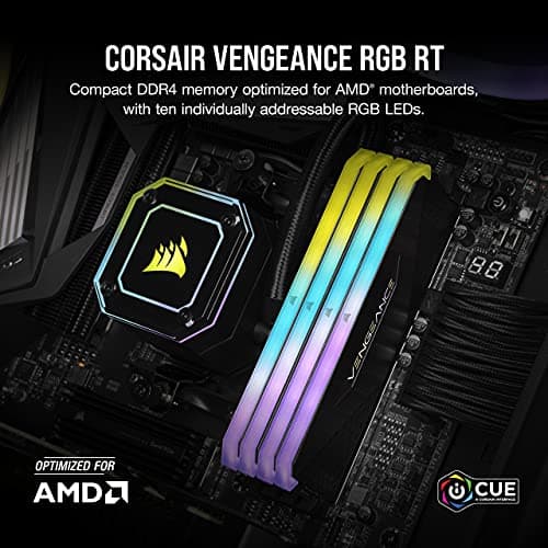 Corsair Vengeance RGB RT Black DDR4-3600 CL16 16GB (2x8GB) image