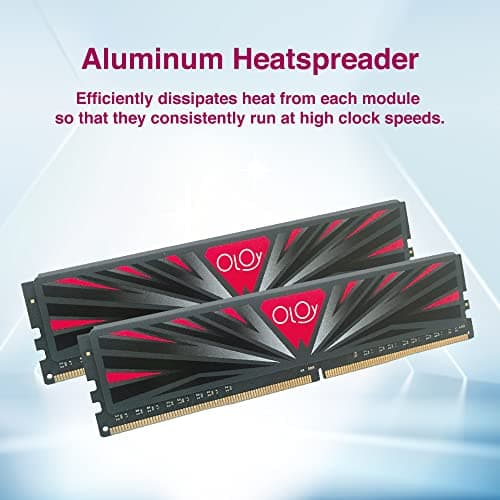 OLOy MD4U082417BBSA Red / Black DDR4-2400 CL17 8GB (1x8GB) image