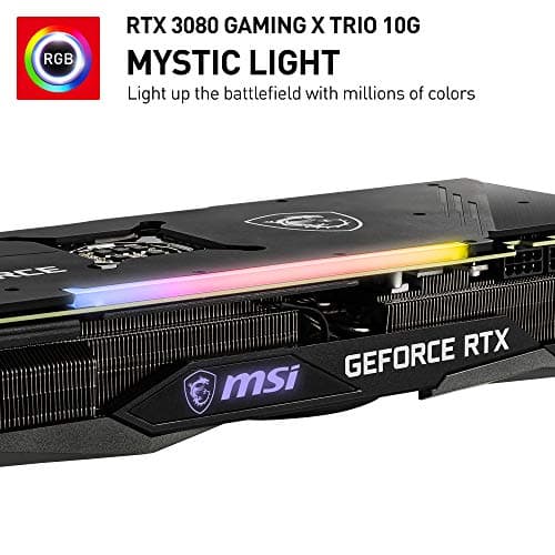 MSI GeForce RTX 3080 GAMING X TRIO 10G GeForce RTX 3080 10GB 10 GB image
