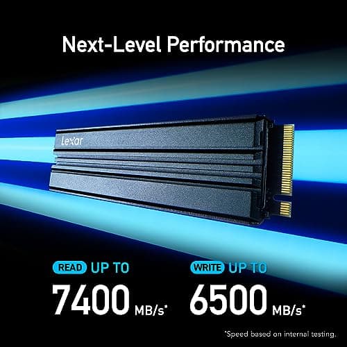 Lexar NM790 with Heatsink 2TB SSD M.2-2280 PCIe 4.0 x4 NVMe image