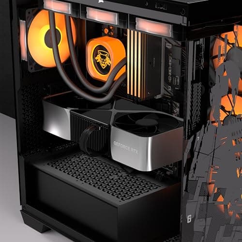Corsair 3500X ATX Mid Tower Black / Orange CALL OF DUTY BLACK OPS 6 EDITION Tempered Glass image