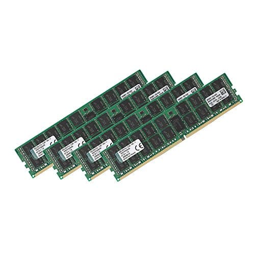 Kingston KVR21R15D4K4/64 Registered Black / Green DDR4-2133 CL15 64GB (4x16GB) image