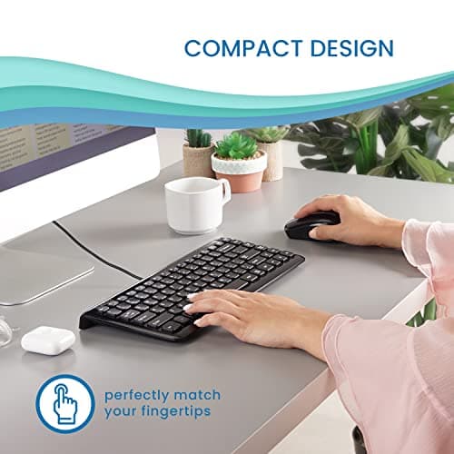 Perixx PERIBOARD-407B Wired Mini Keyboard image