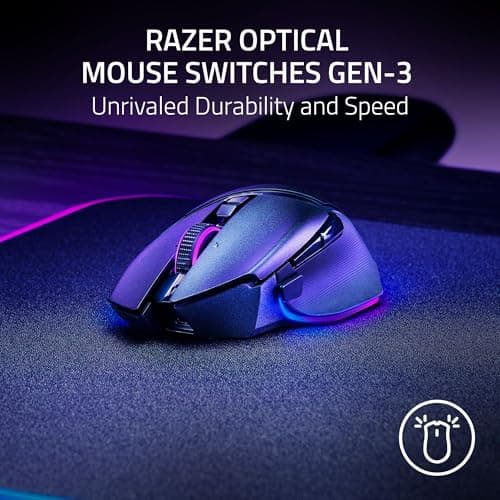 Razer Basilisk V3 Pro 35K Bluetooth/Wireless/Wired Optical Gaming Mouse image