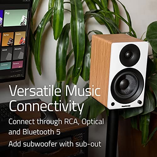 Fluance Ai60 White Walnut 2.0 100 W Speaker System image