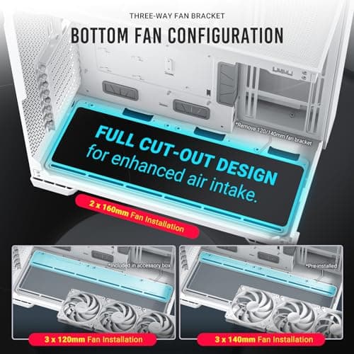 Antec C8 ATX Full Tower White with Tempered Glass Side Panel and USB 3.2 Gen 2 Type-C, USB 3.2 Gen 1 Type-A image