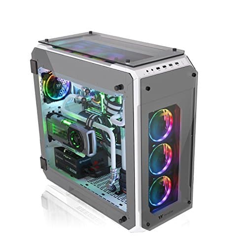 Thermaltake View 71 TG Snow ATX Full Tower White with Acrylic Side Panel and USB 3.2 Gen 1 Type-A / USB 2.0 Type-A Front Panel image