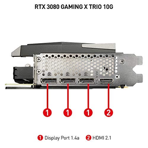 MSI GeForce RTX 3080 GAMING X TRIO 10G GeForce RTX 3080 10GB 10 GB image