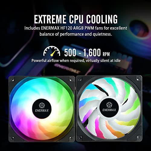 Enermax Liqmax III Water 360mm ARGB 72.1 CFM Black image