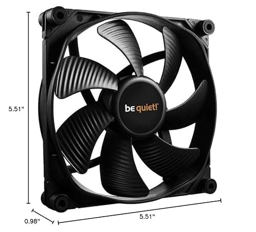 be quiet! Silent Wings 3 140mm Black PWM 77.57 CFM image