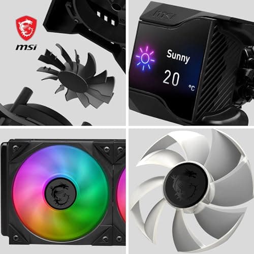 MSI MPG CORELIQUID D360 Water 360mm 77.4 CFM Black image