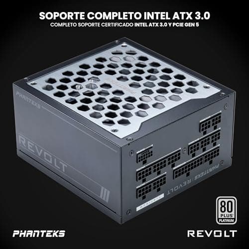 Phanteks Revolt X Black / Silver ATX 1200W Fully Modular 80+ Platinum Certified image