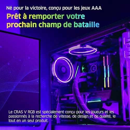 Klevv CRAS V RGB Black DDR5-6000 CL30 48GB (2x24GB) image