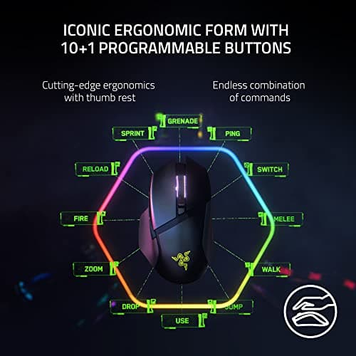 Razer Basilisk V3 Pro w/Dock Pro Wired/Bluetooth/Wireless Optical Mouse image