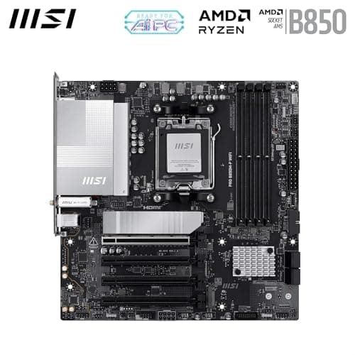 MSI B850 PRO B850M-P WIFI AM5 DDR5 Micro ATX image