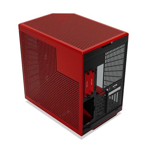 HYTE Y70 ATX Mid Tower Black Cherry / Red Tempered Glass image