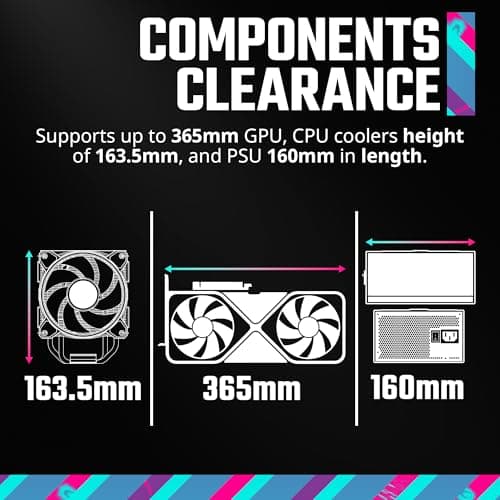 Cooler Master Elite 301 Lite Micro ATX Mini Tower Black with Tempered Glass Side Panel and USB 3.2 Gen 1 Type-C and USB 3.2 Gen 1 Type-A image