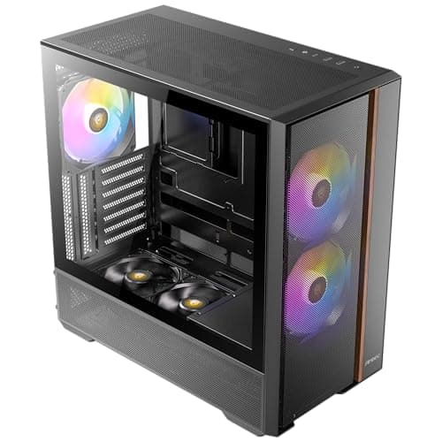 Antec FLUX REAR Mid Tower Case With Tempered Glass image