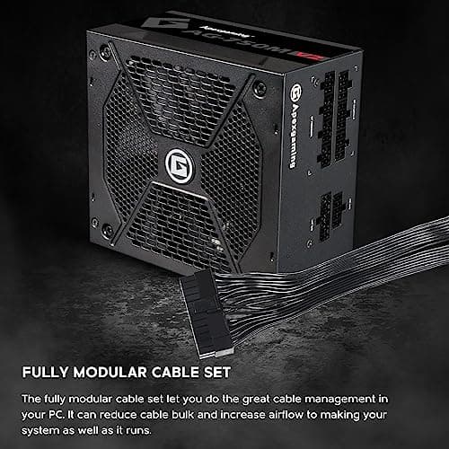 Apex AG-M Black 750W Fully Modular 80+ Gold Certified image