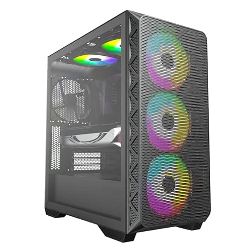 Montech AIR 903 MAX ATX Mid Tower Black Tempered Glass Side Panel image