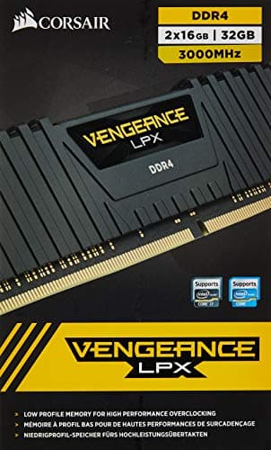 Corsair Vengeance LPX Black DDR4-3000 CL16 32GB (2x16GB) image