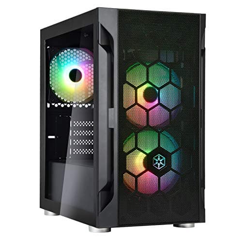 Silverstone FARA H1M PRO MicroATX Mini Tower Black Tempered Glass main image