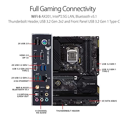 ASUS TUF Gaming Z590-PLUS WIFI DDR4 ATX image