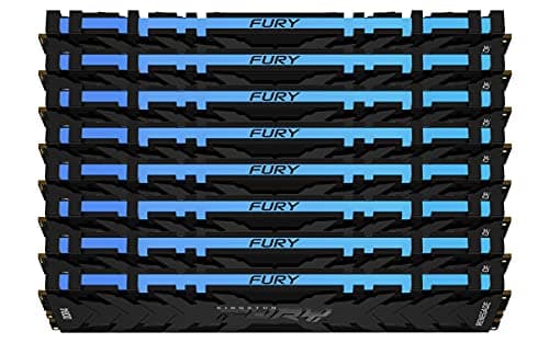 Kingston Fury Renegade RGB Black / Silver DDR4-3200 CL16 256GB (8x32GB) image