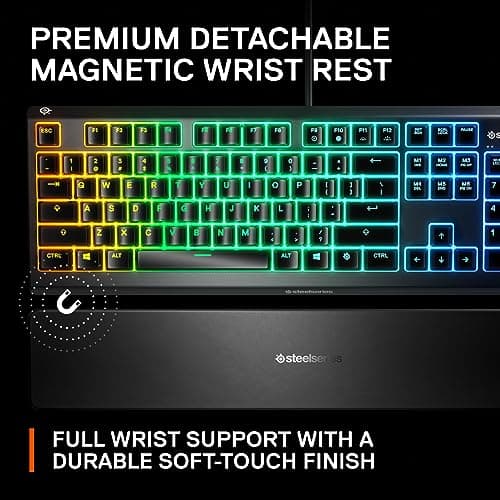 SteelSeries Apex 3 (2020) RGB Wired Gaming Keyboard image
